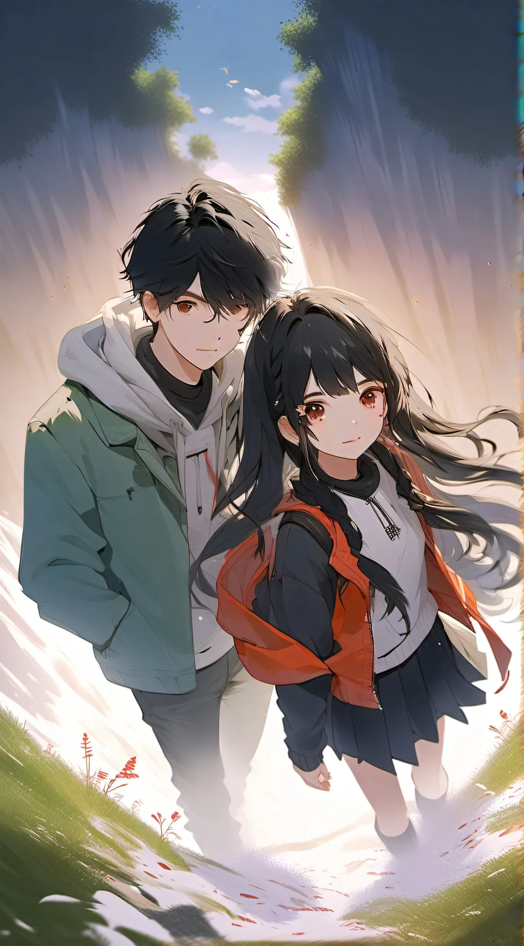 ai character: Nathan and Natasha background