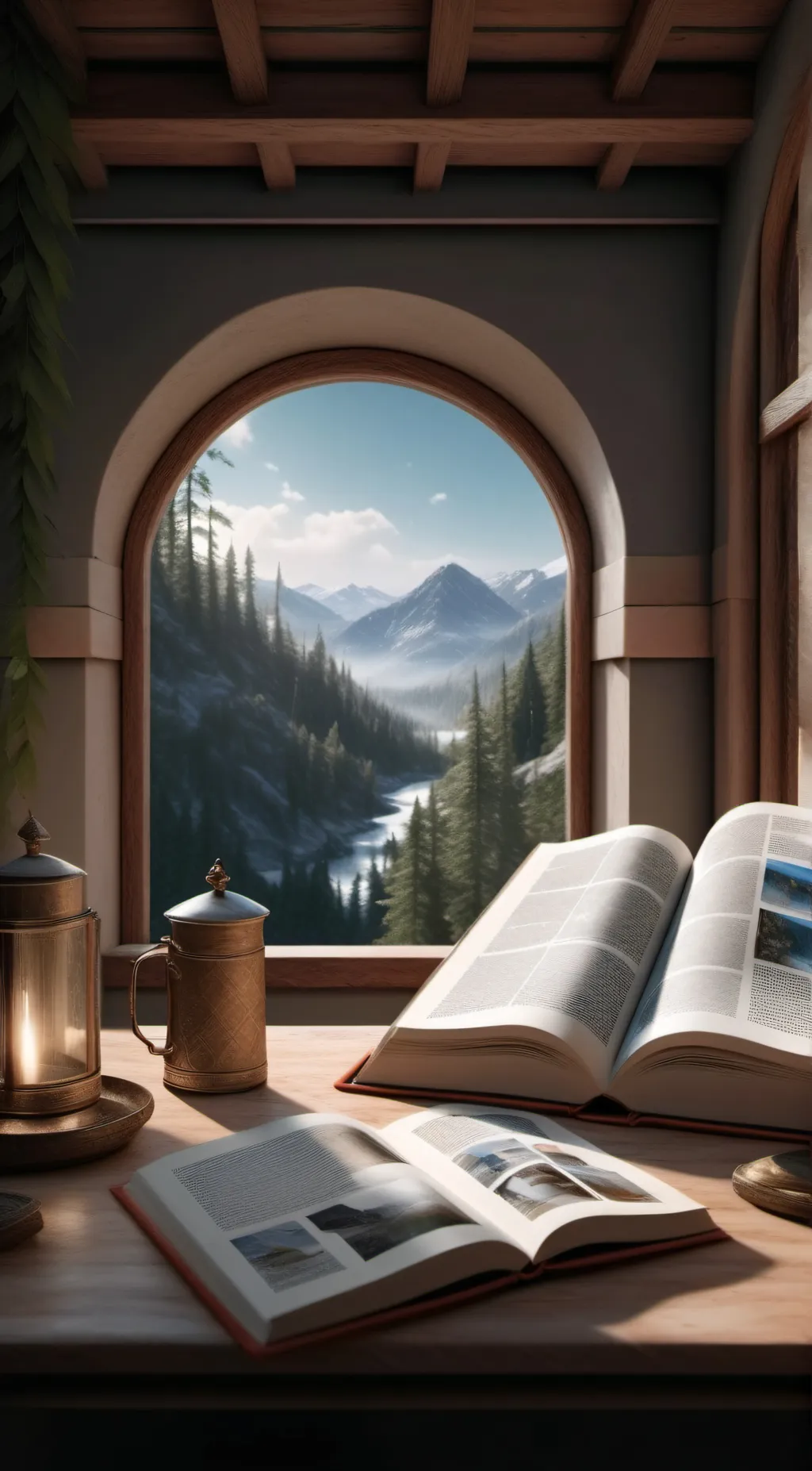 ai character: Book background