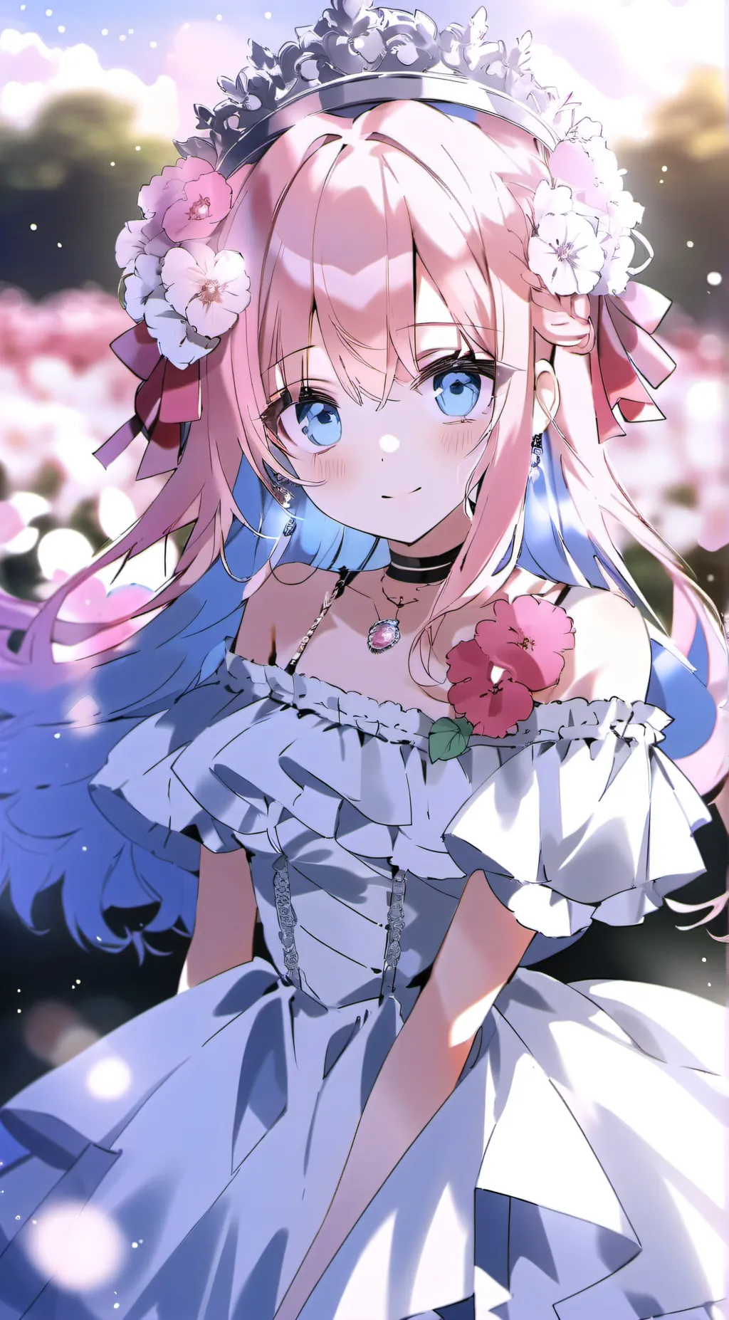 ai character: Rose background