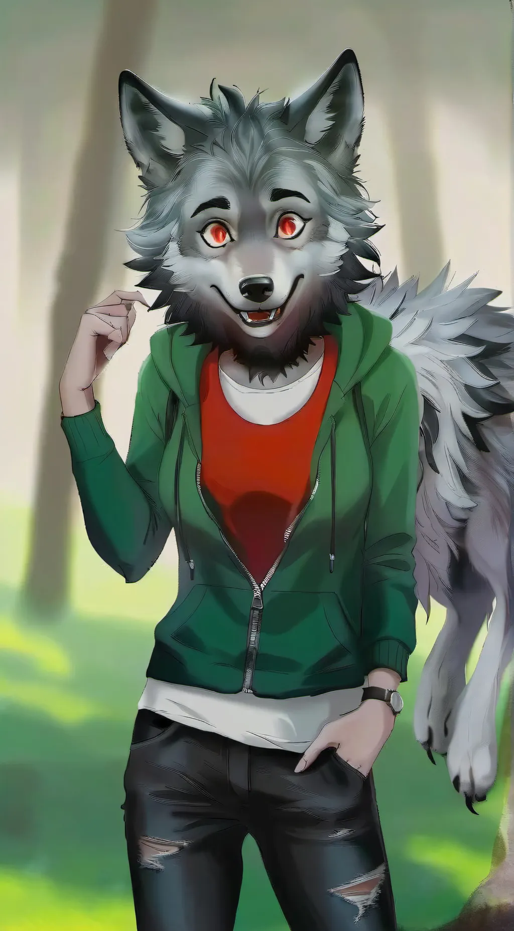 ai character: Roxanne Wolf background