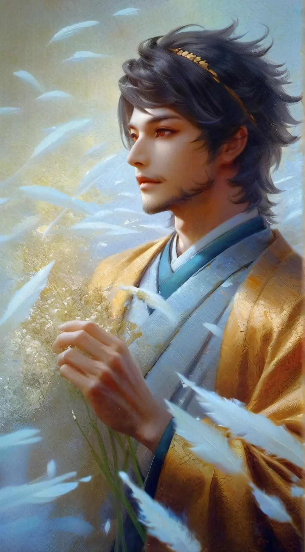 ai character: Adam background