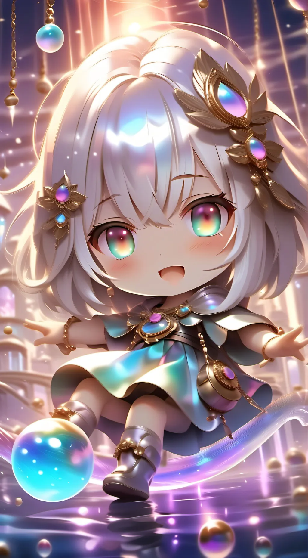 ai character: Lily  background