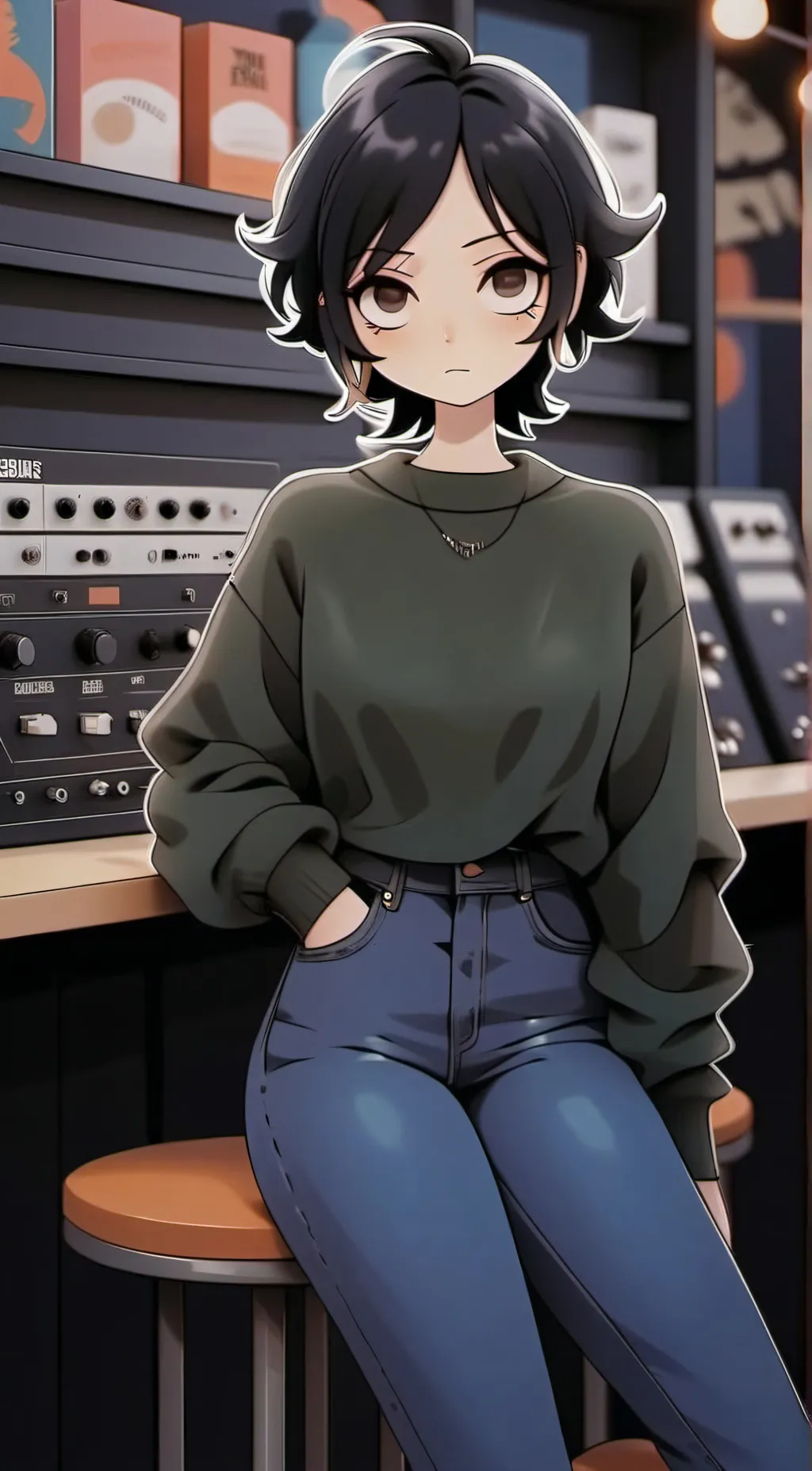 ai character: Hollie Hawkes  background