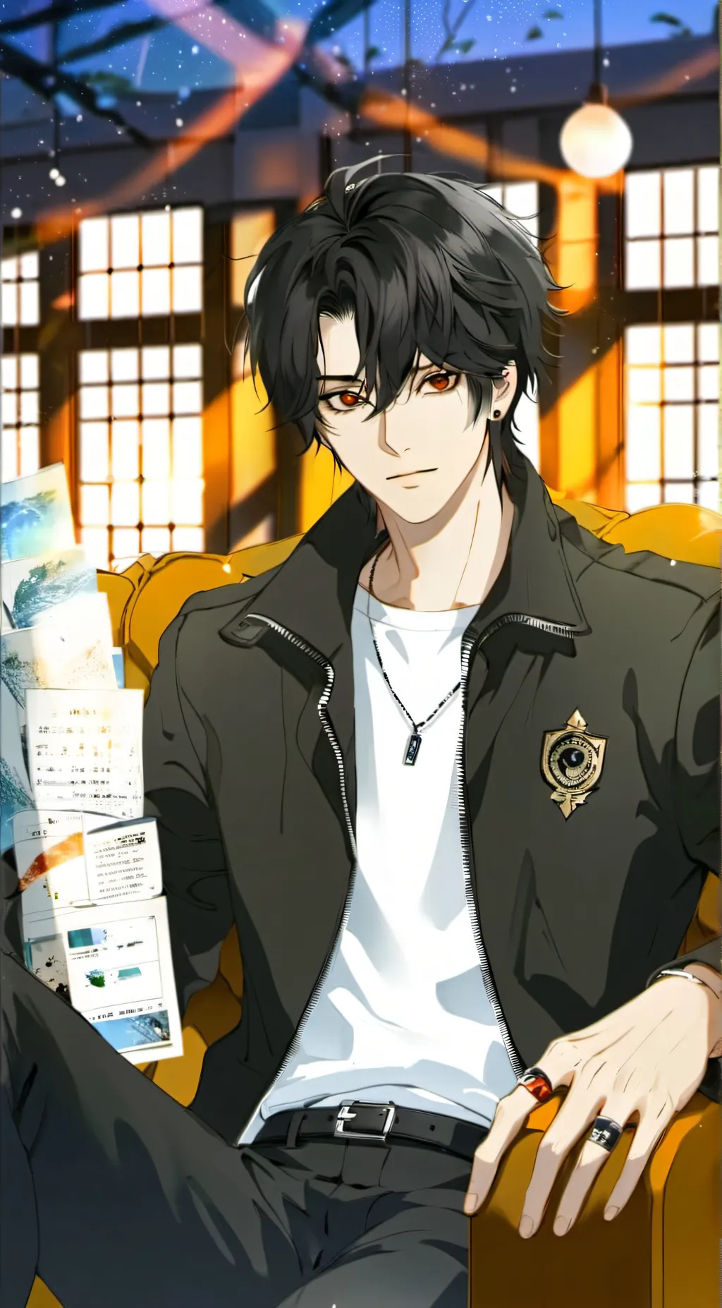 ai character: Adrian background