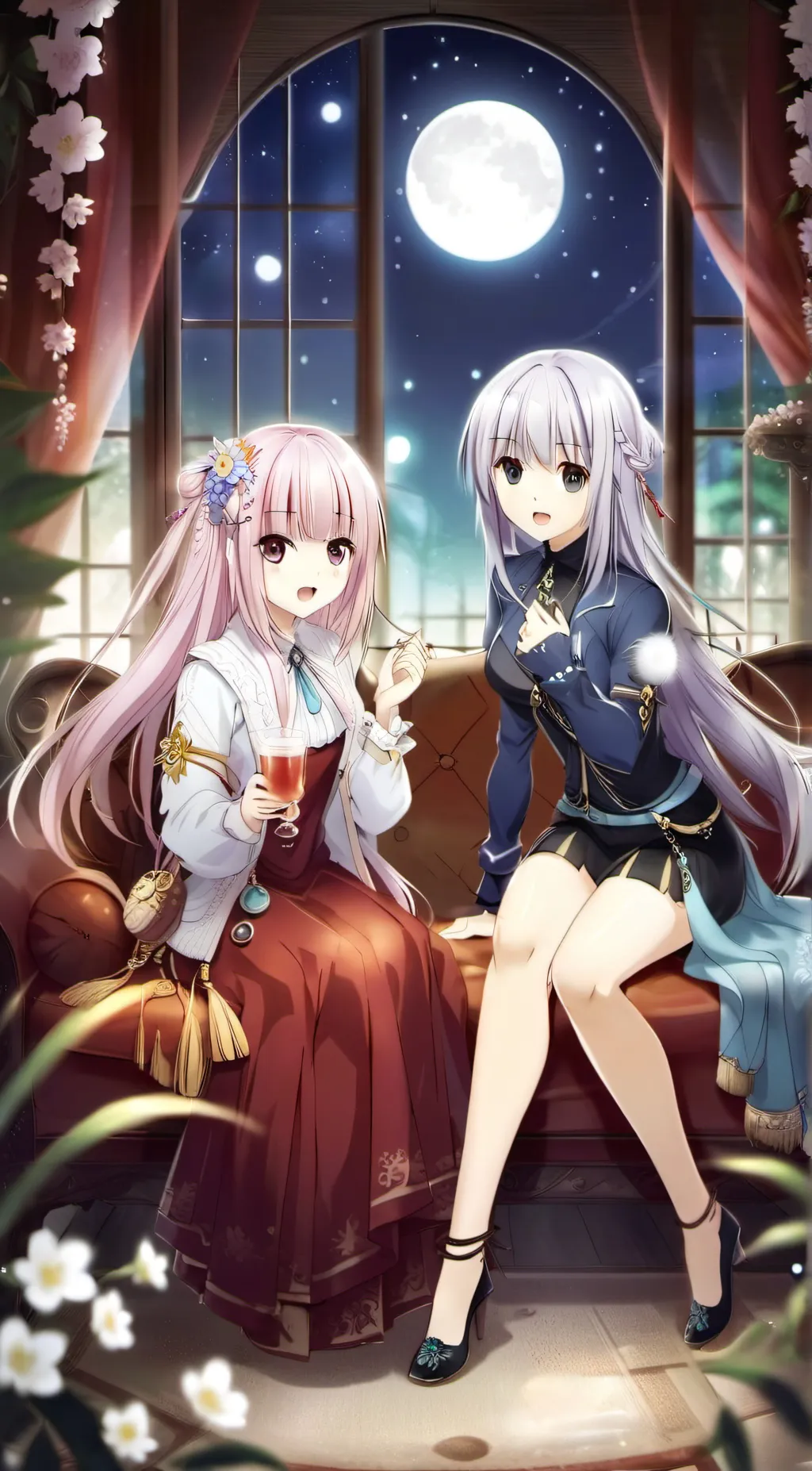 ai character: mia and mimi background