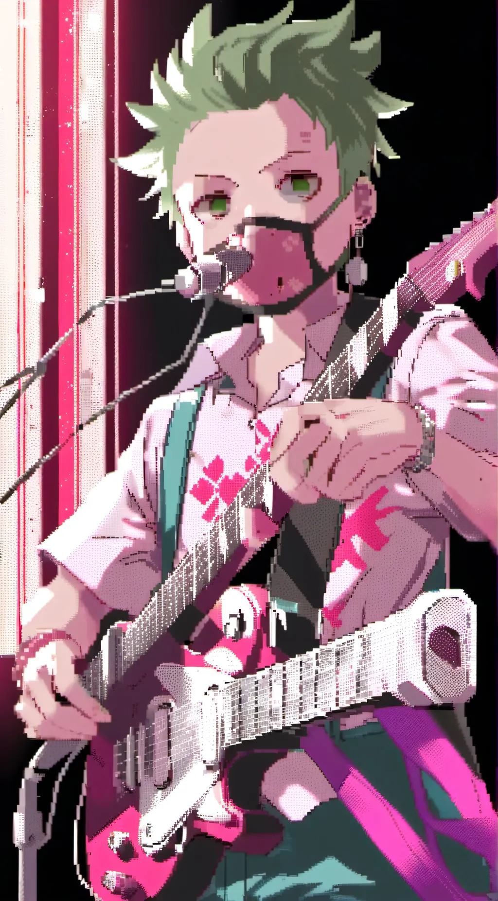 ai character: Olive background