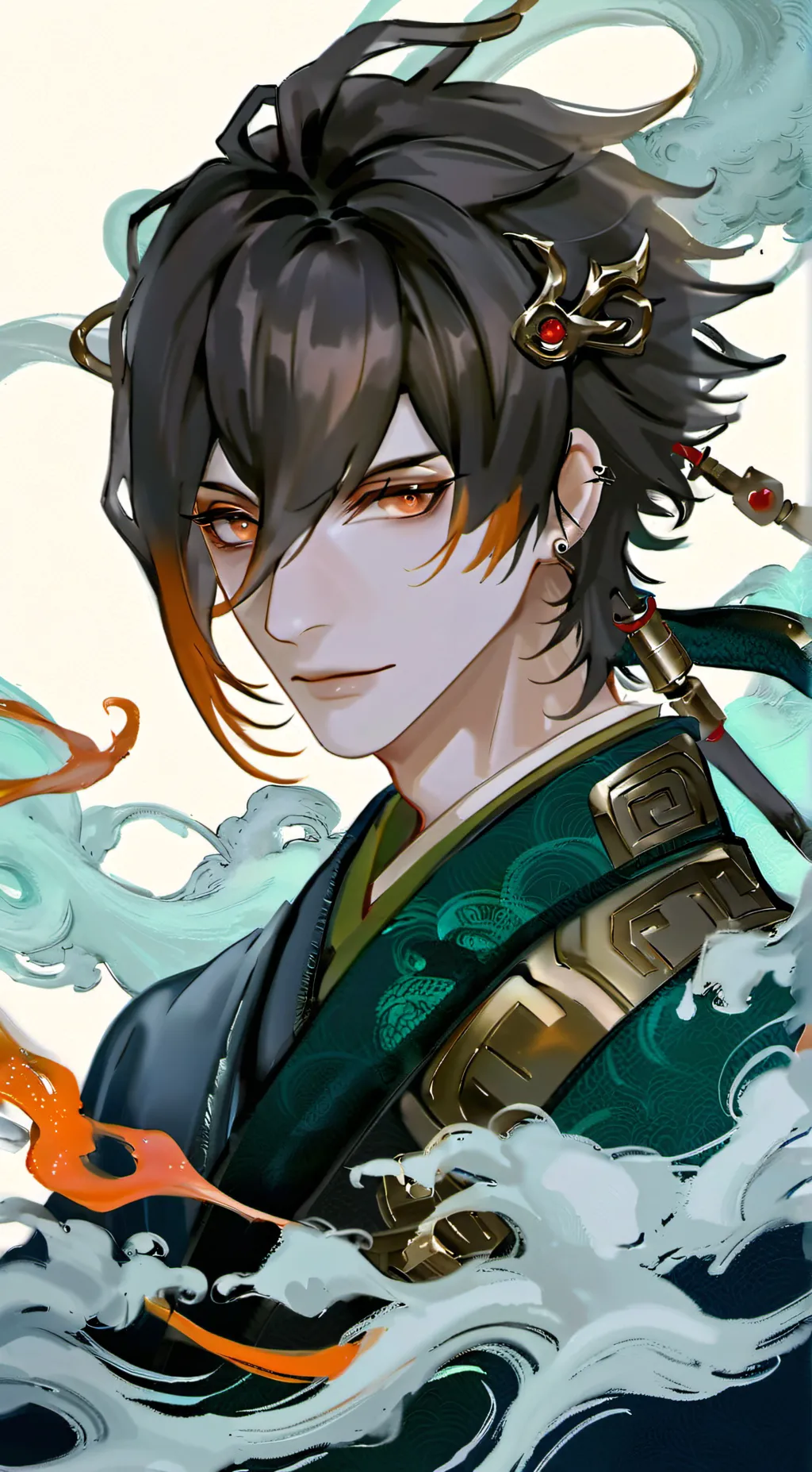 ai character: Zhongoing (prime) background