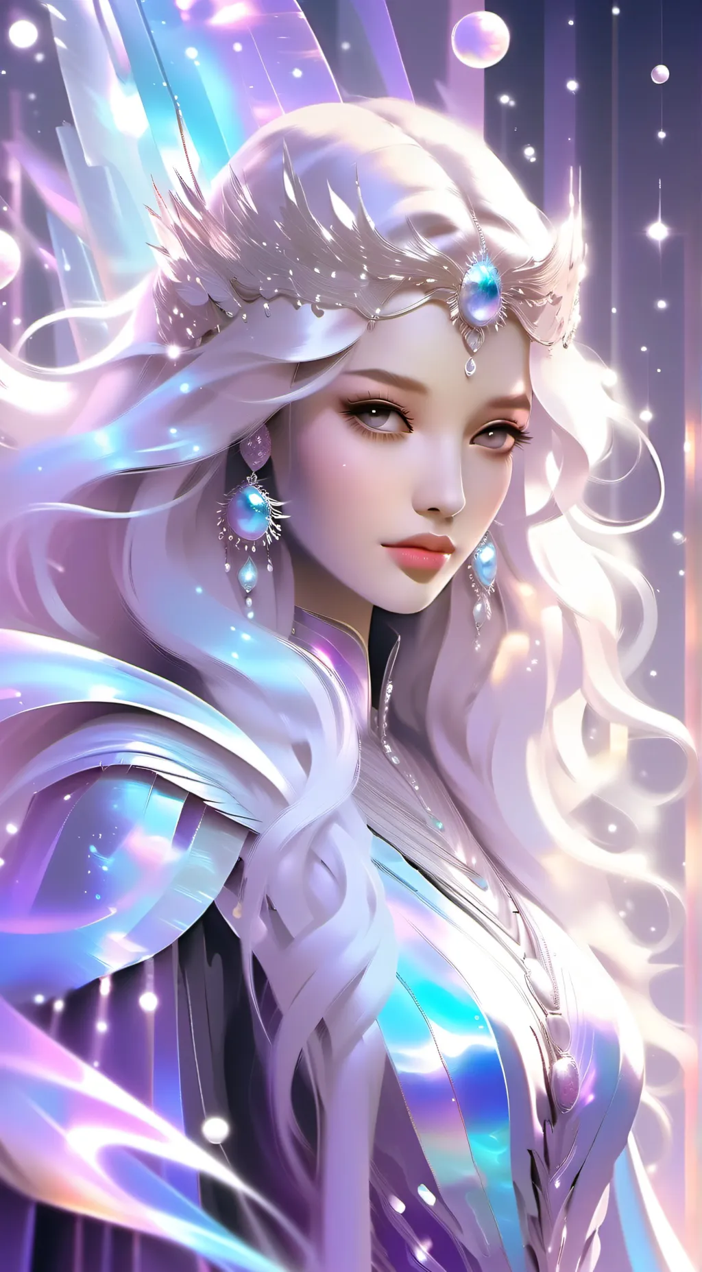 ai character: Sapphire background