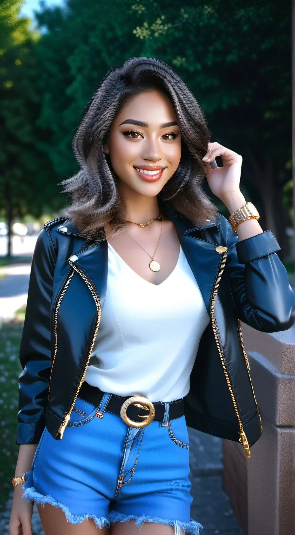 ai character: Riley background