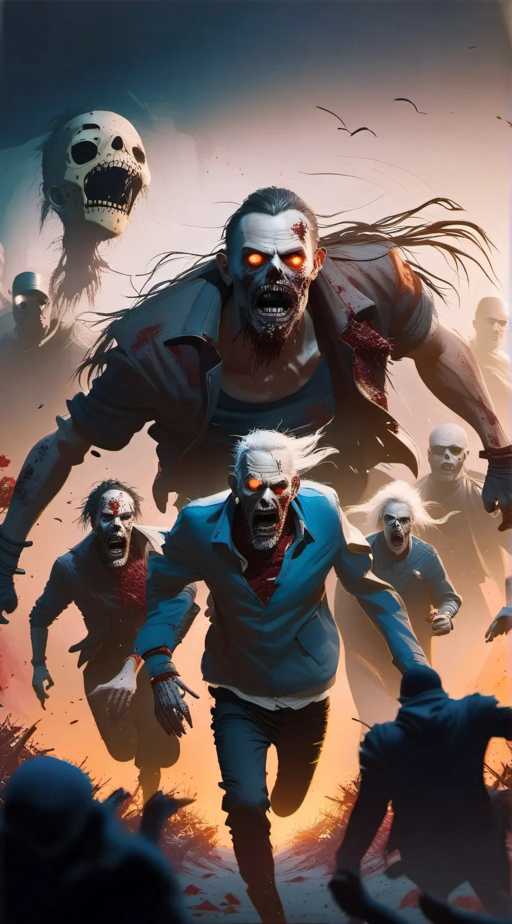 ai character: wwz horde  background