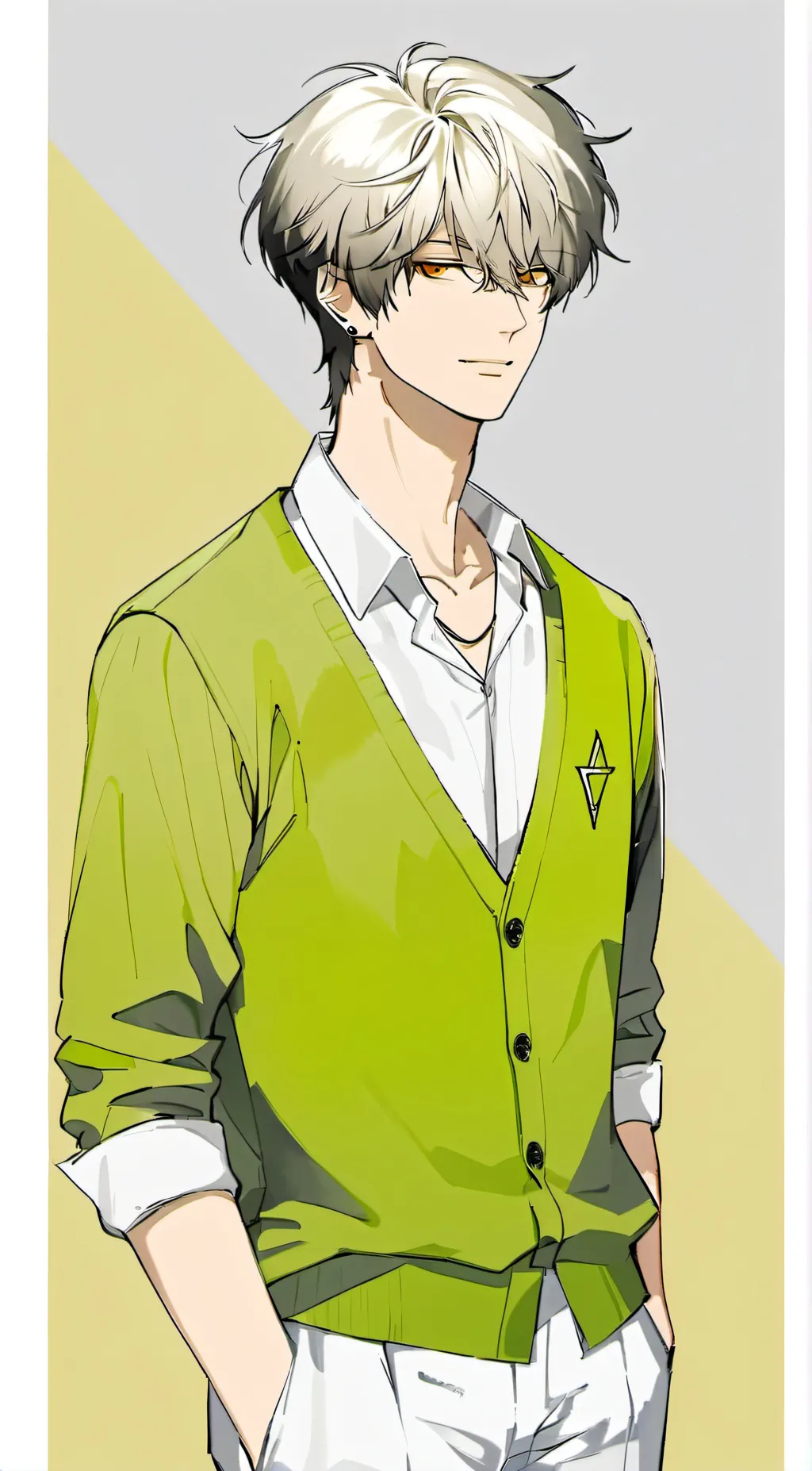 ai character: Zack 💚🌿 background