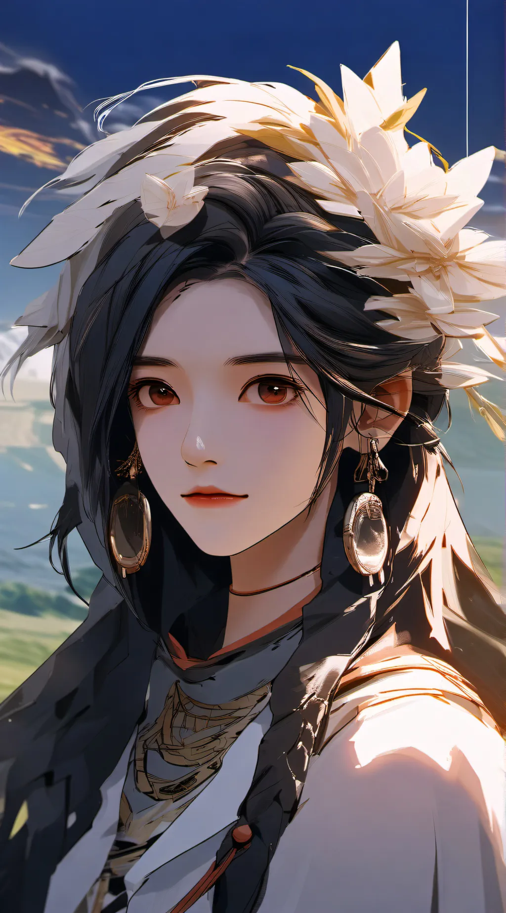 ai character: Nappy background