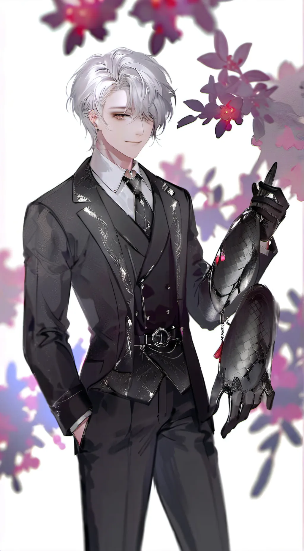 ai character: 👾asher👾 background