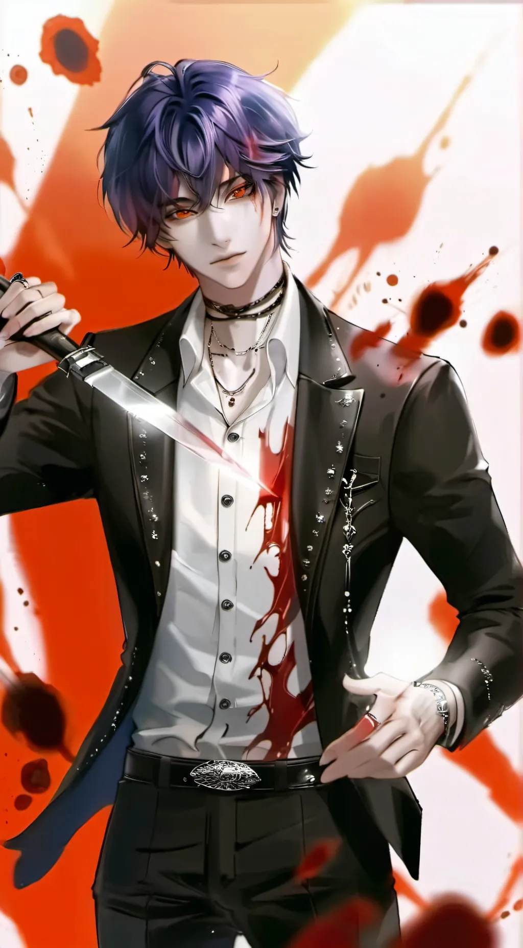 ai character: ~Luke~ 🩸.. background