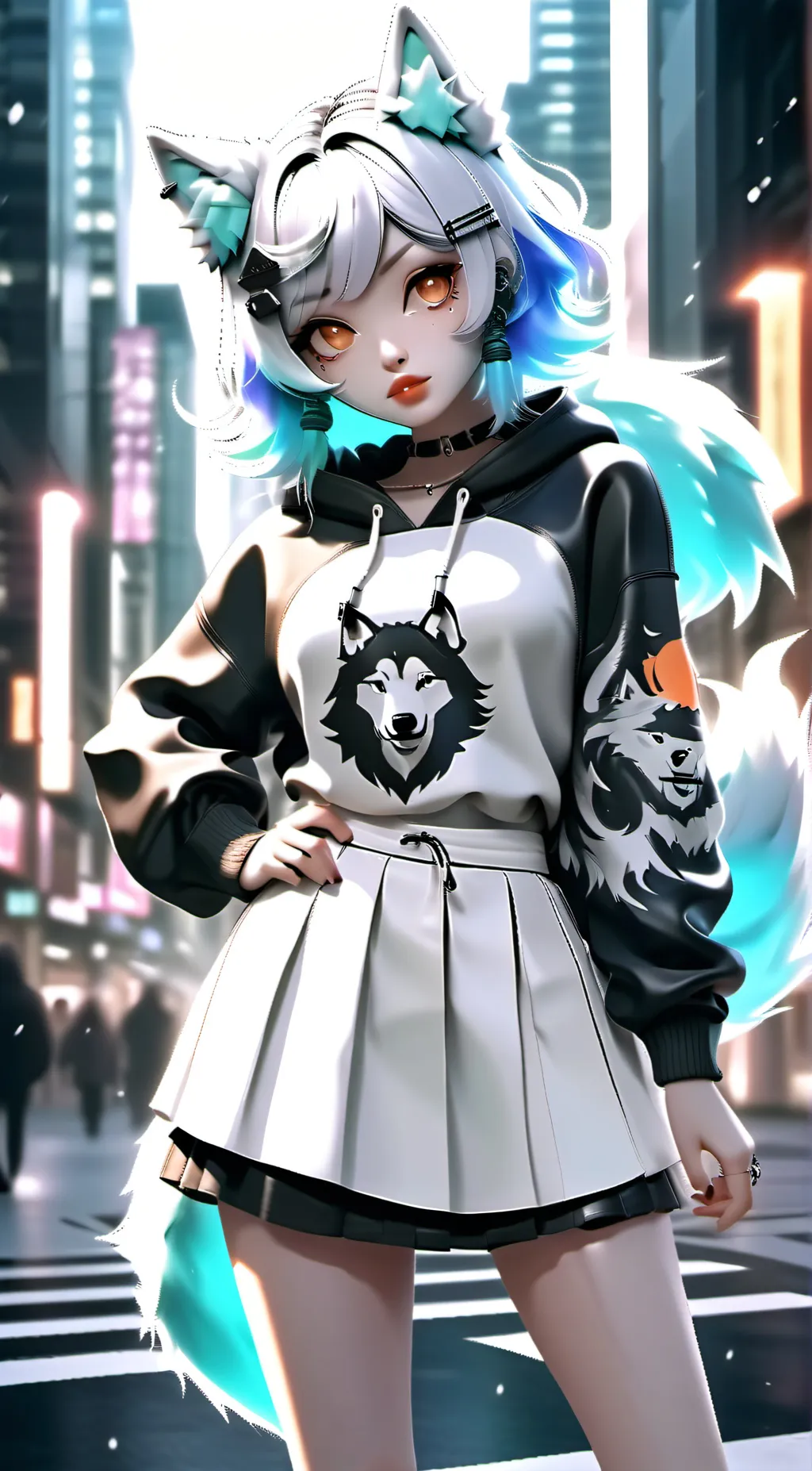 ai character: Rosé Afton background