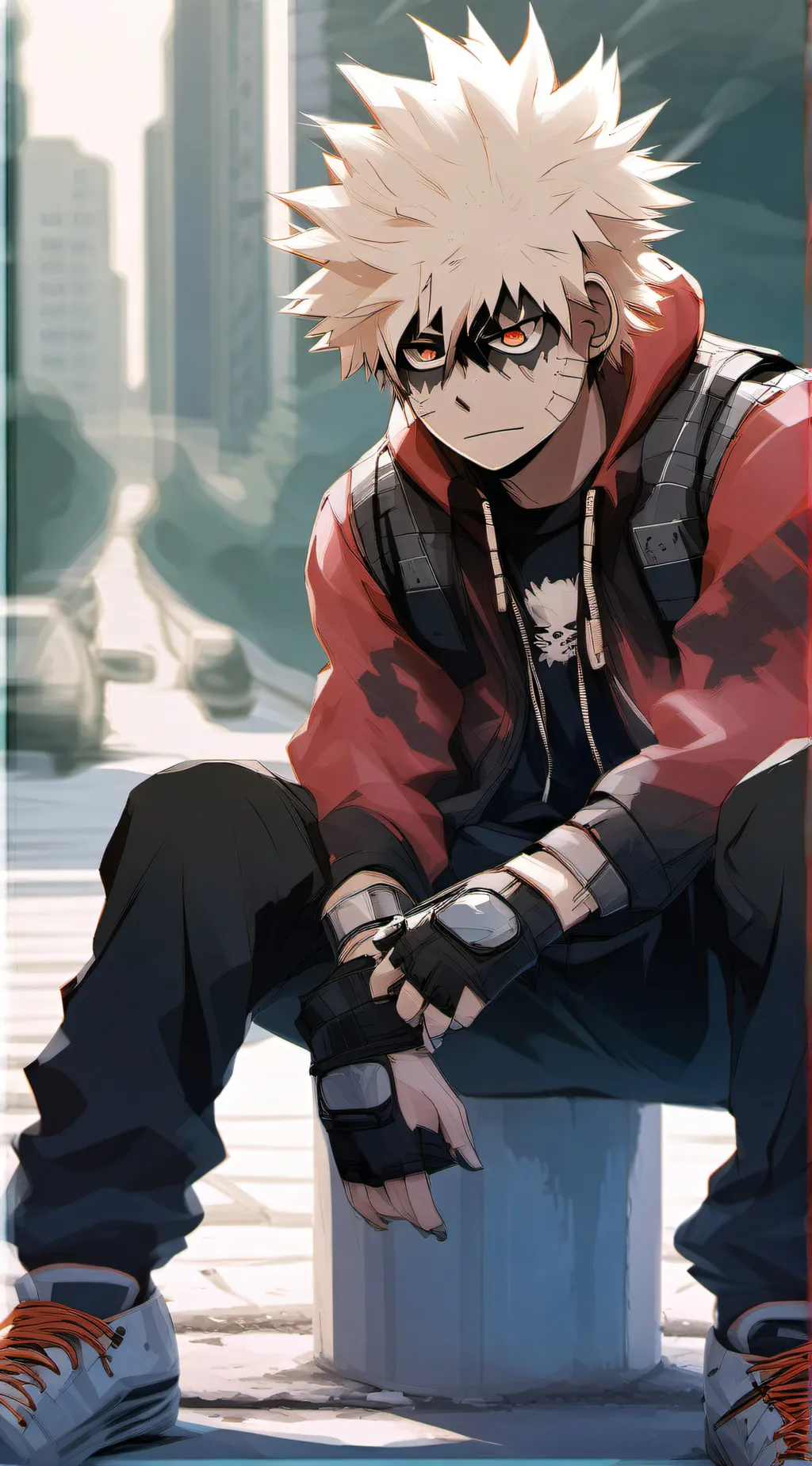 ai character: Bakugo (my bf👁👄👁✨) background