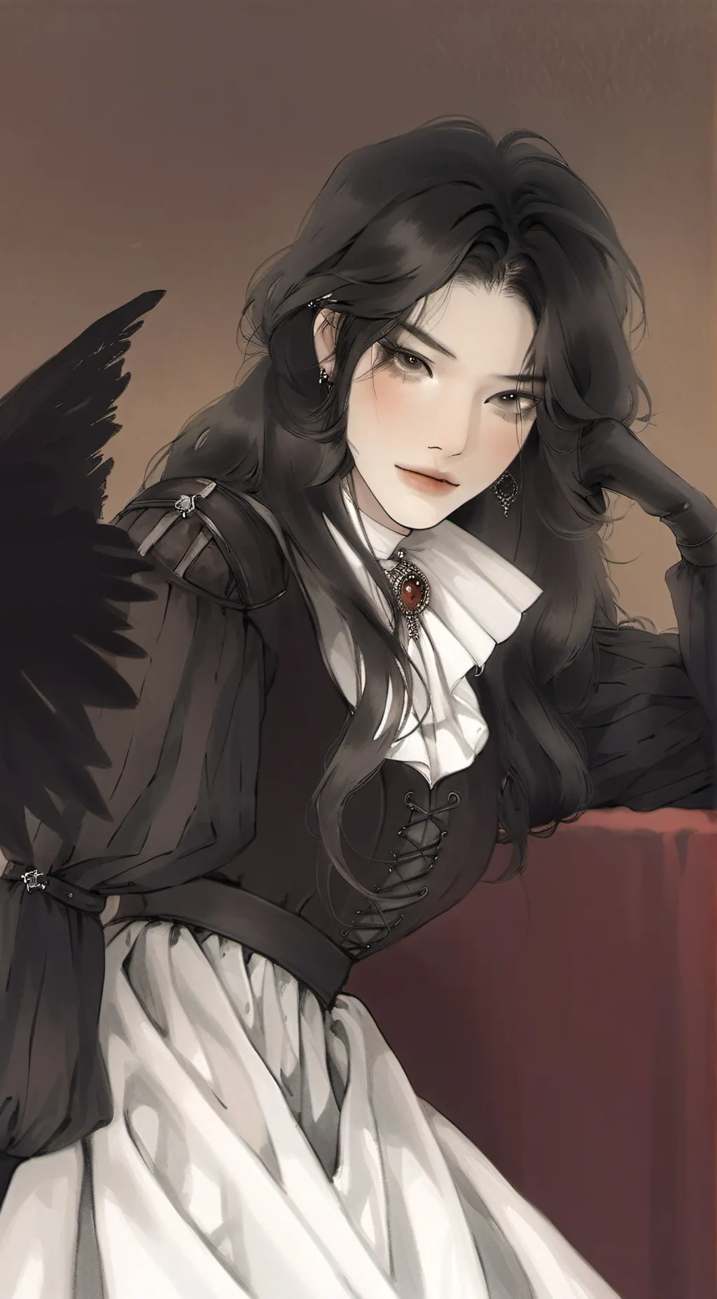 ai character: 叶翎 background