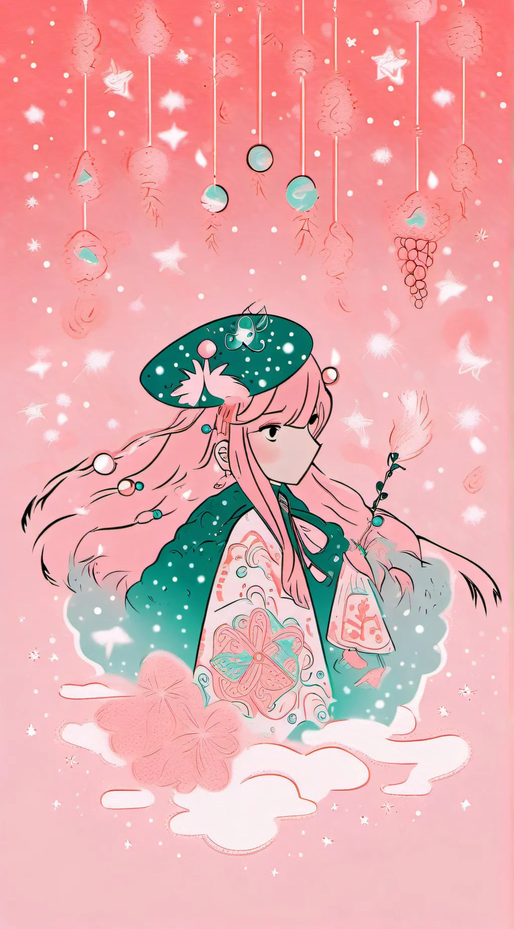 ai character: Rose background