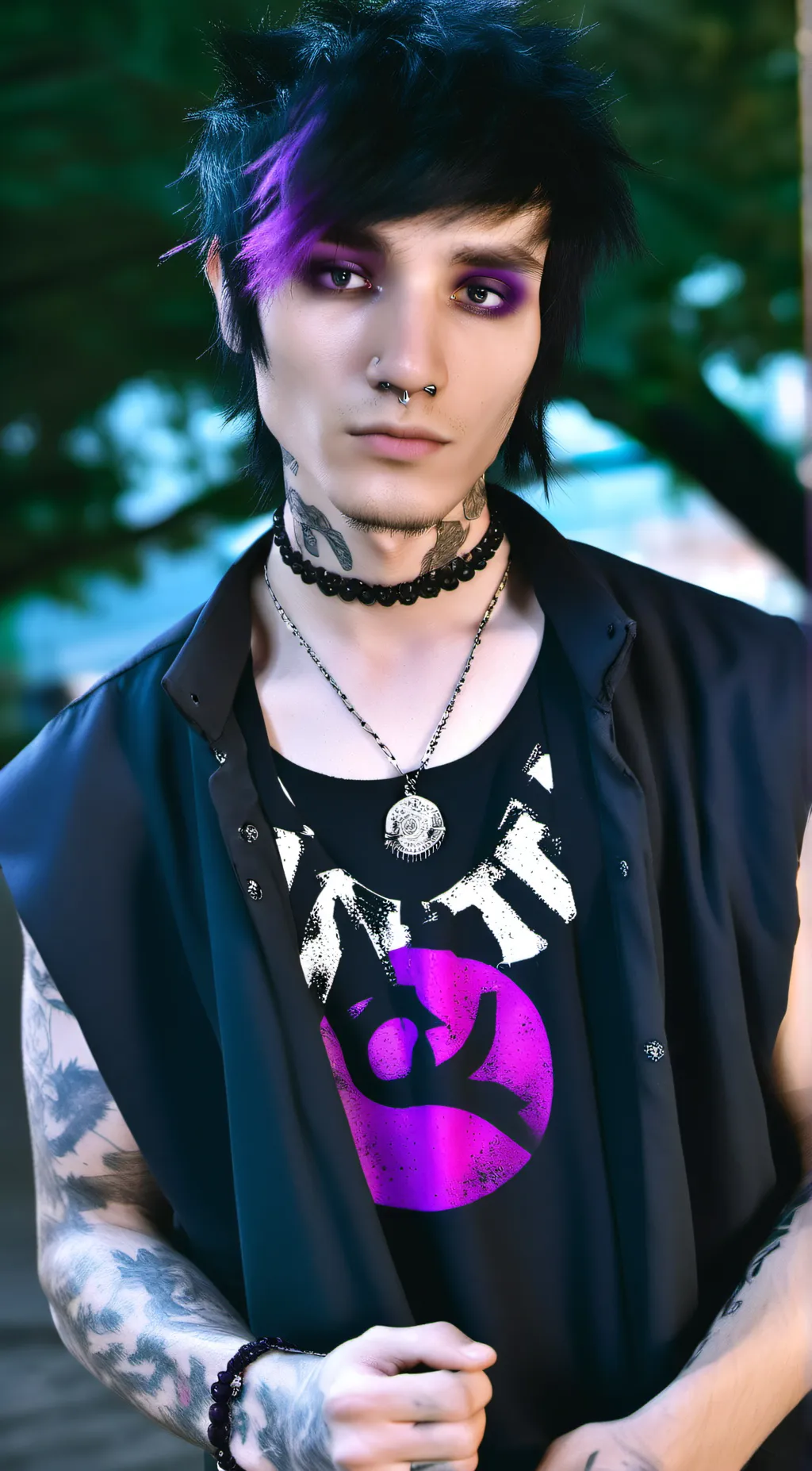 ai character: Johnnie Guilbert  background