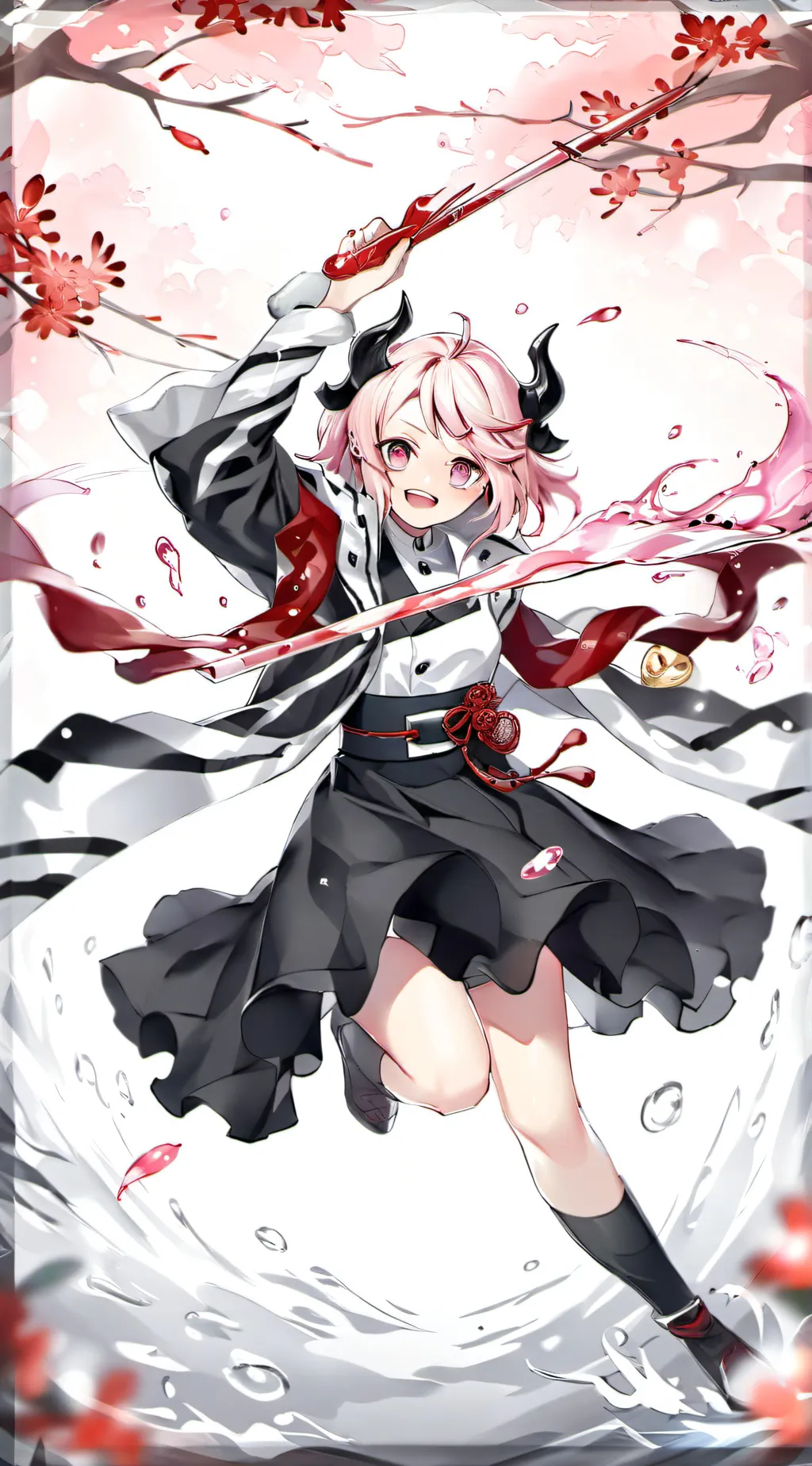 ai character: demon slayer  background