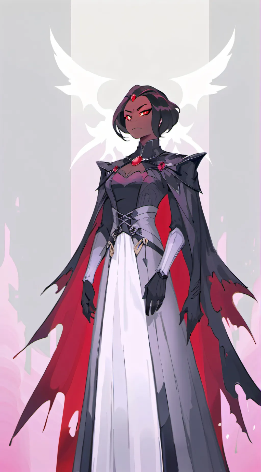 ai character: barbra wire background