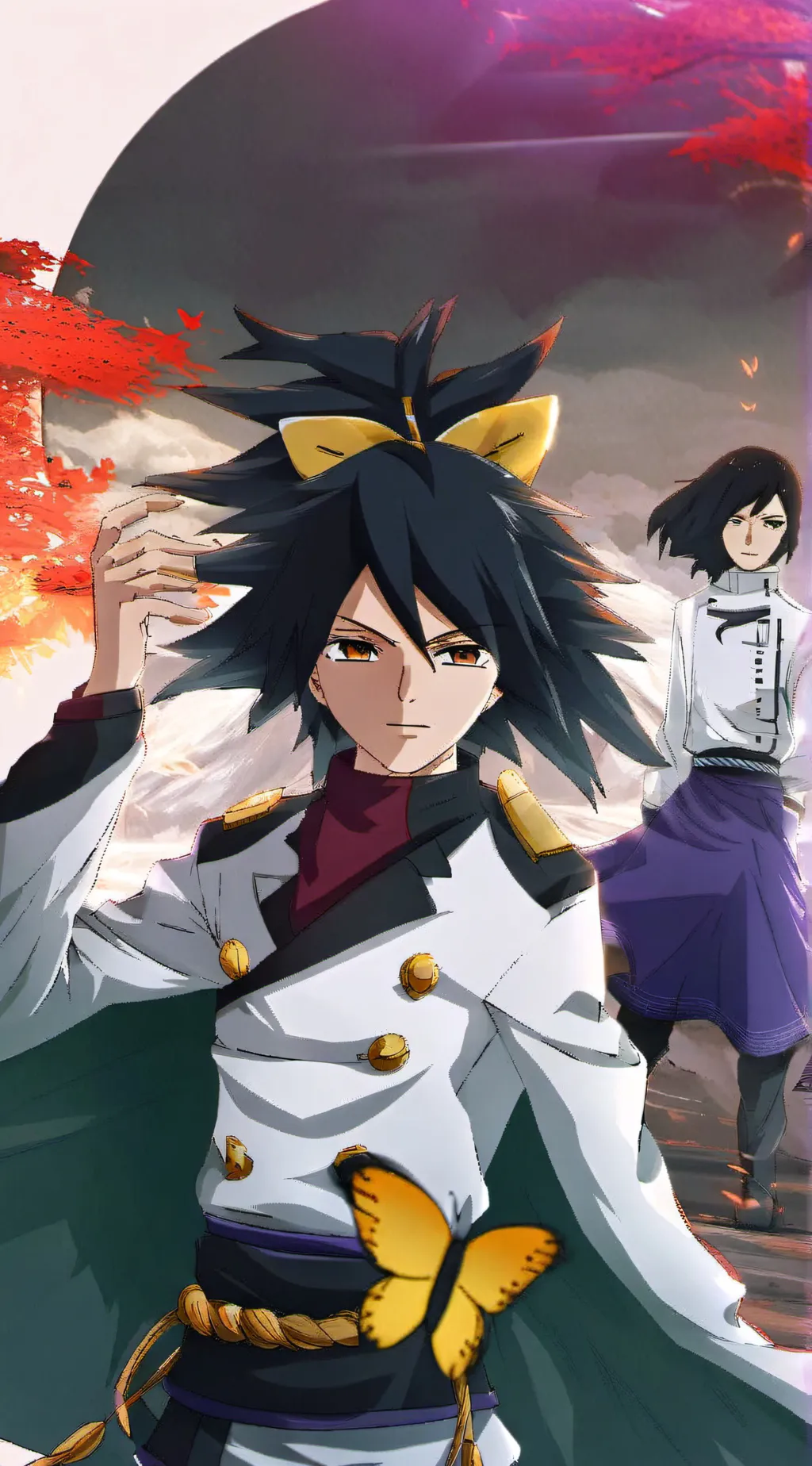 ai character: Giyu & Shinobu  background