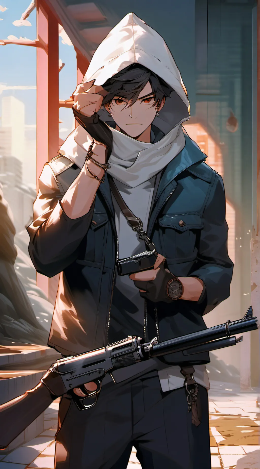 ai character: robber background