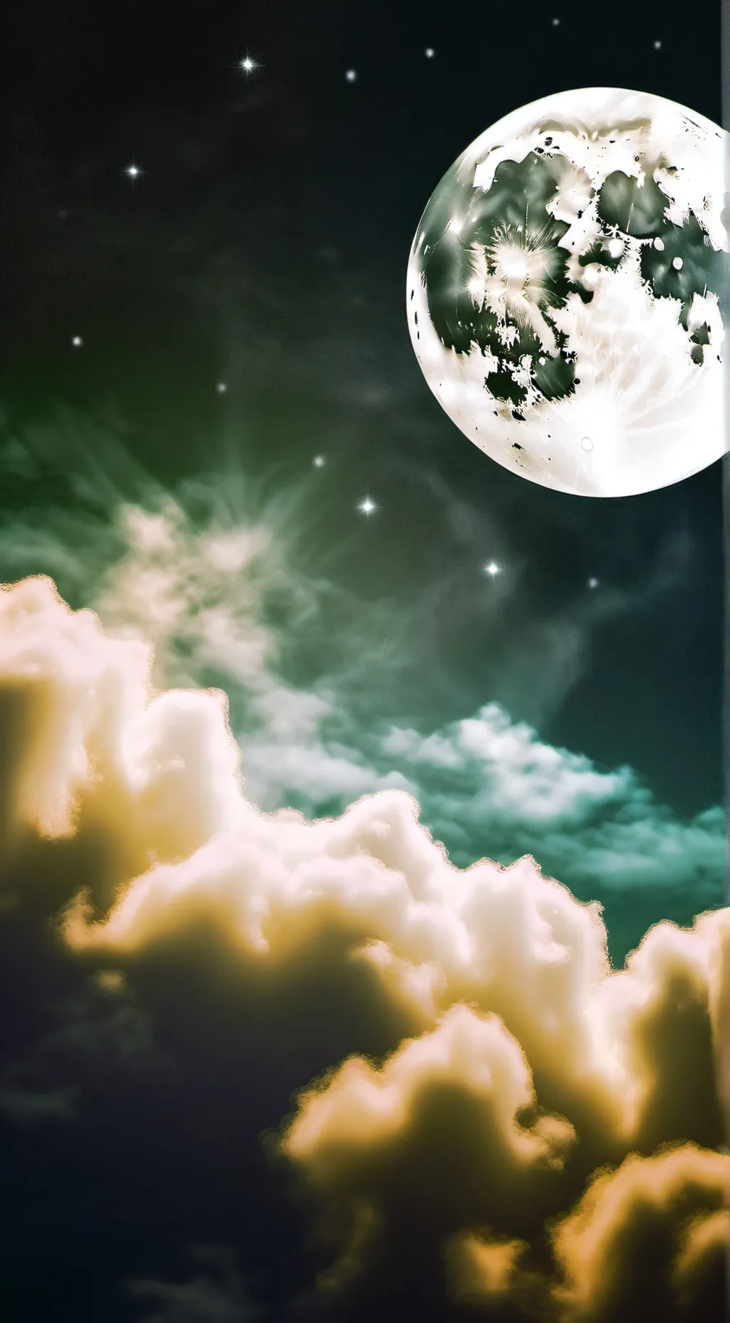 ai character: The Moon background