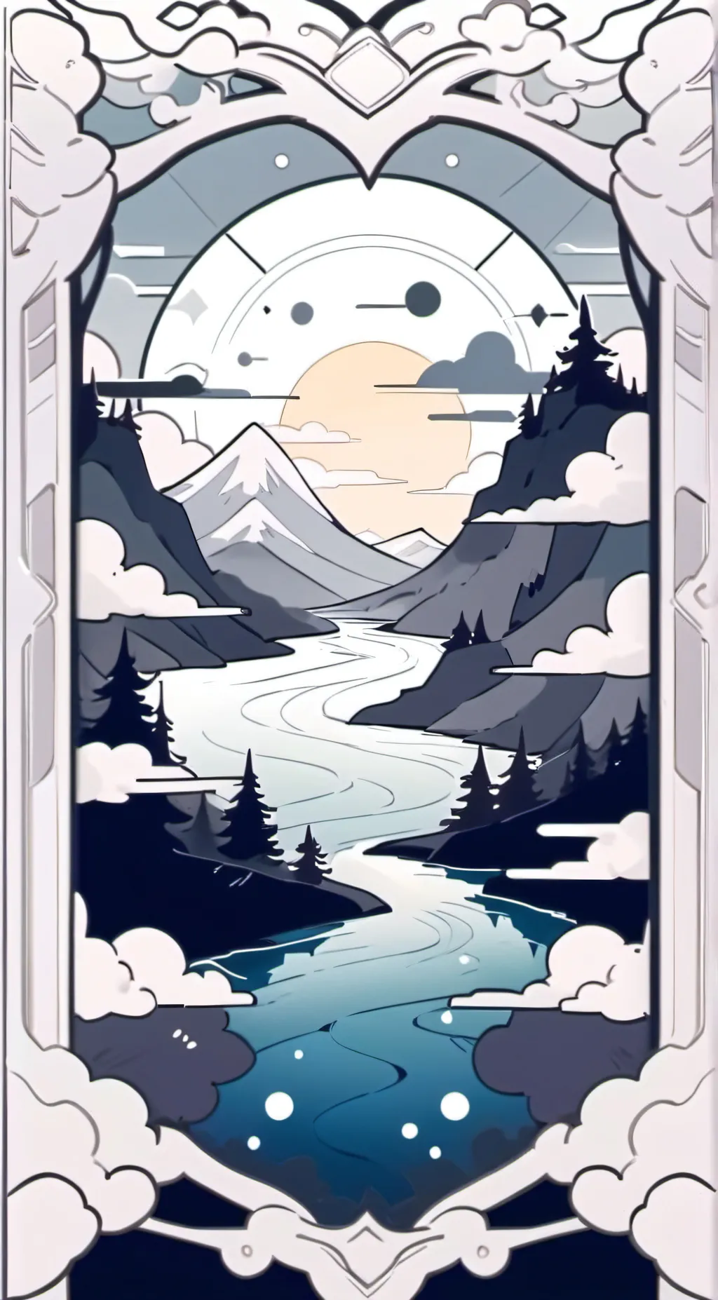 ai character: FPE soulmate colur background