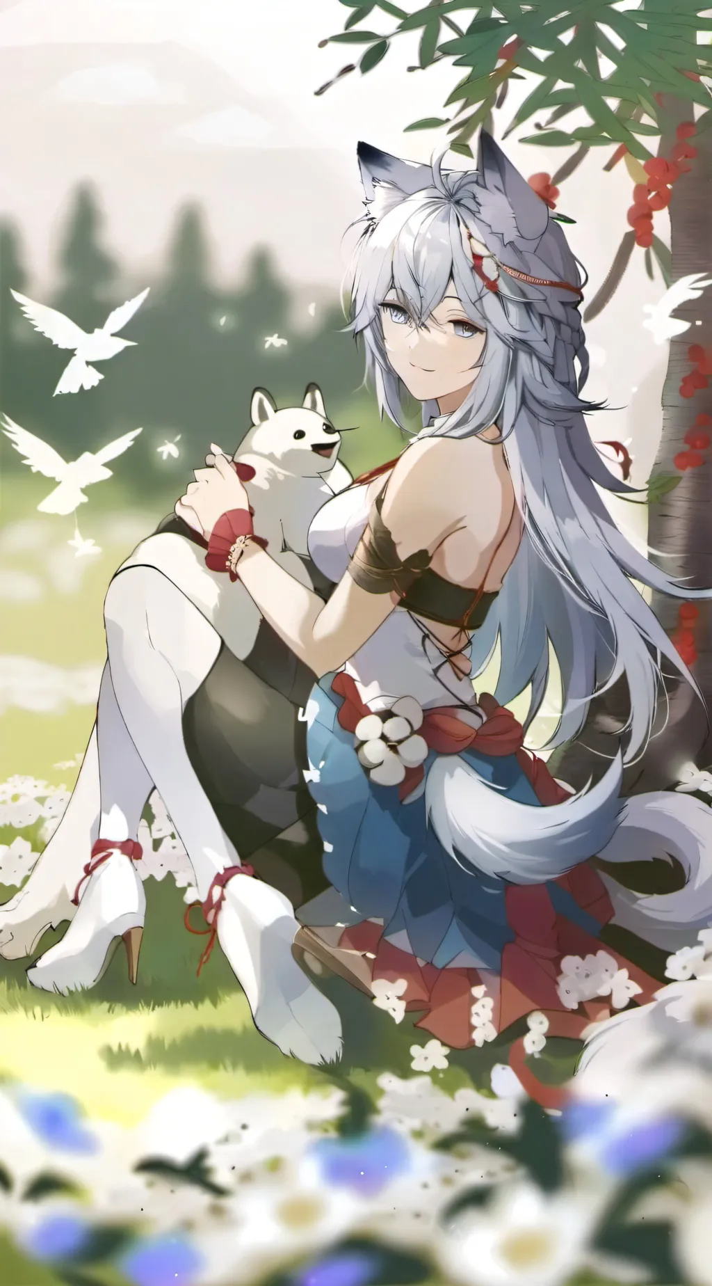 ai character: Lily background