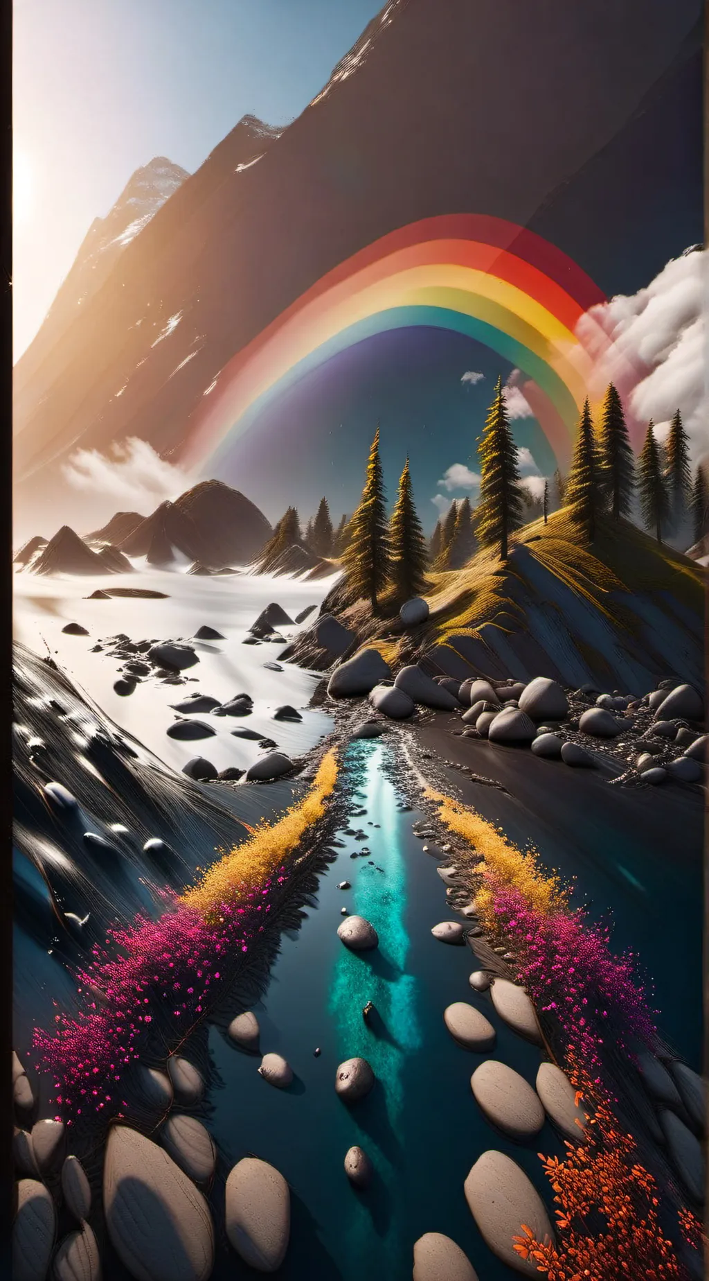 ai character: singers play among background