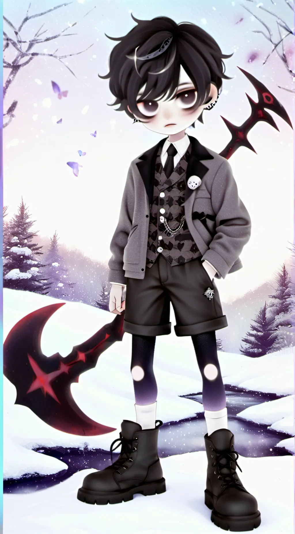 ai character: damien thorn background