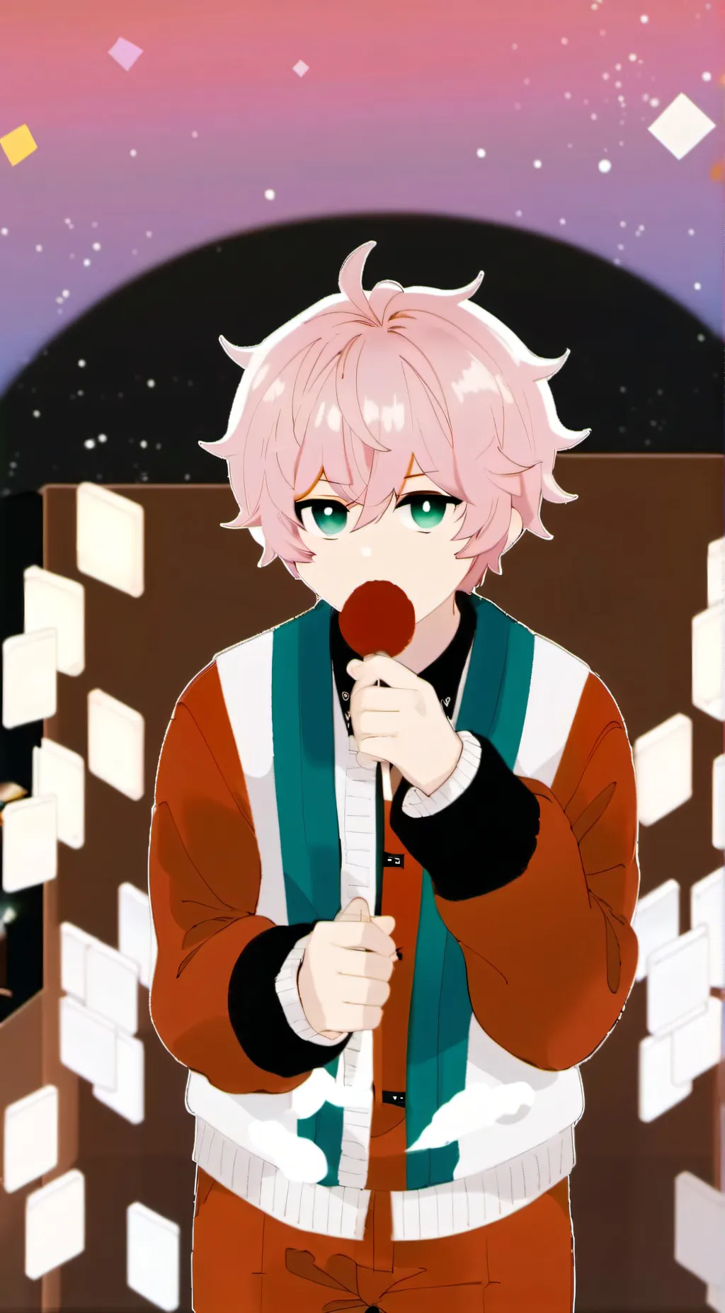 ai character: roblox but sus background