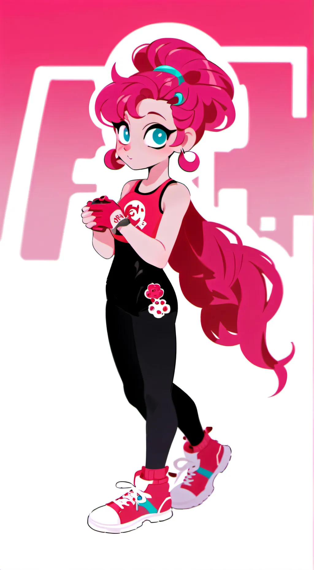 ai character: Pinkie pie🥴🥴 background