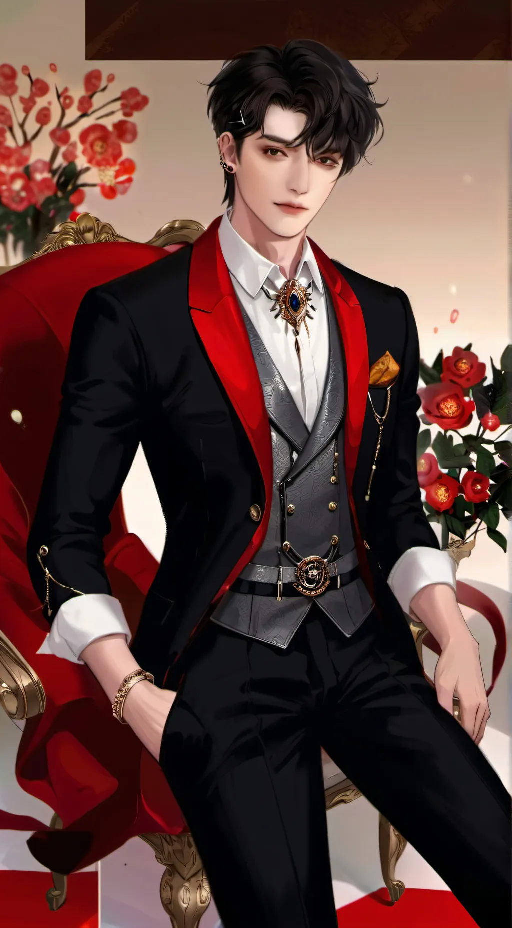 ai character: SKZ X Award show  background