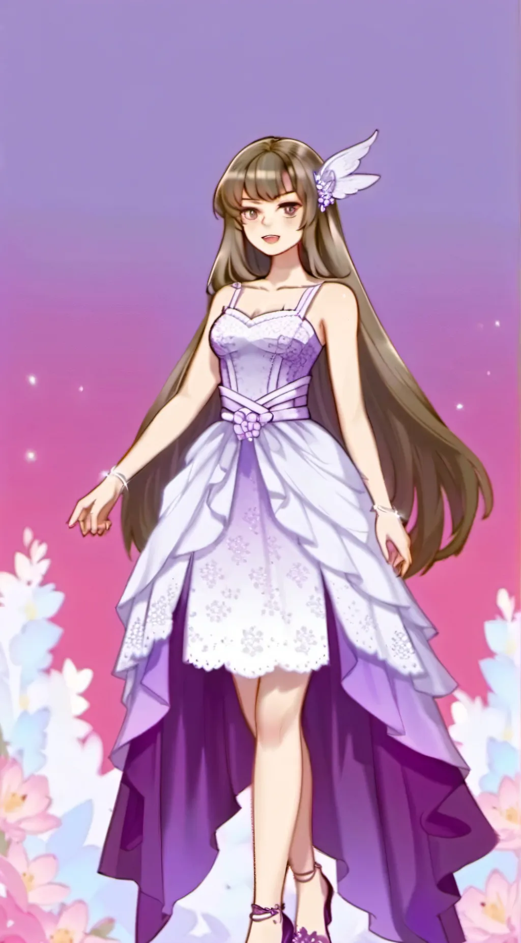 ai character: Miss cotton  background