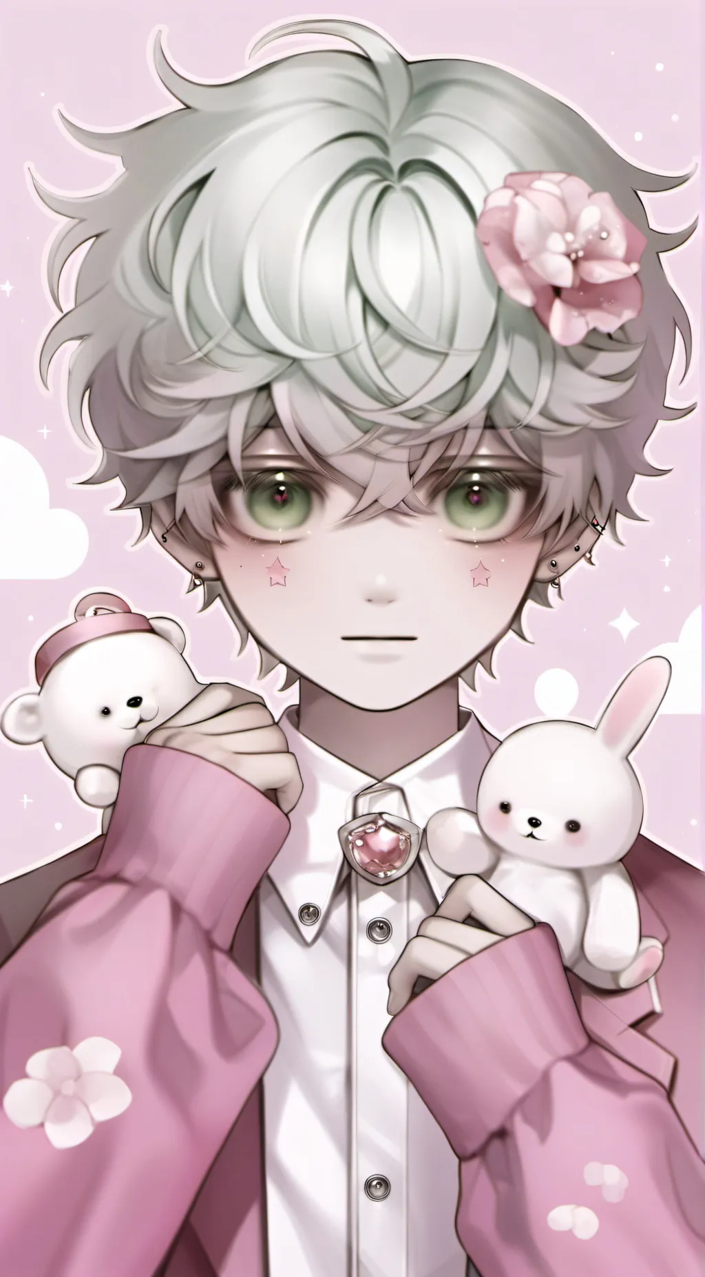 ai character: Deku background