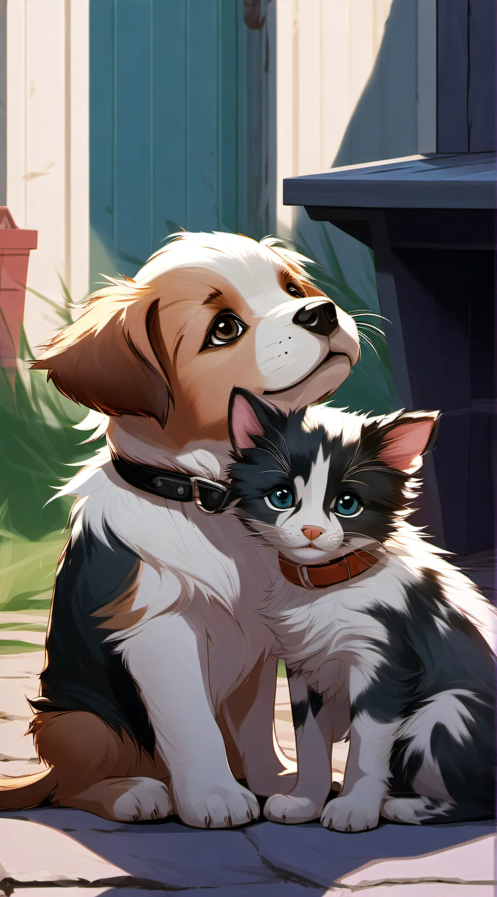 ai character: Ace and max background