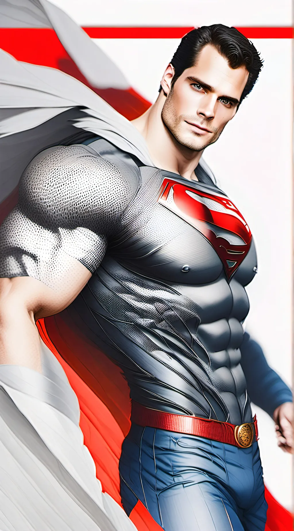ai character: Clark, Superman background