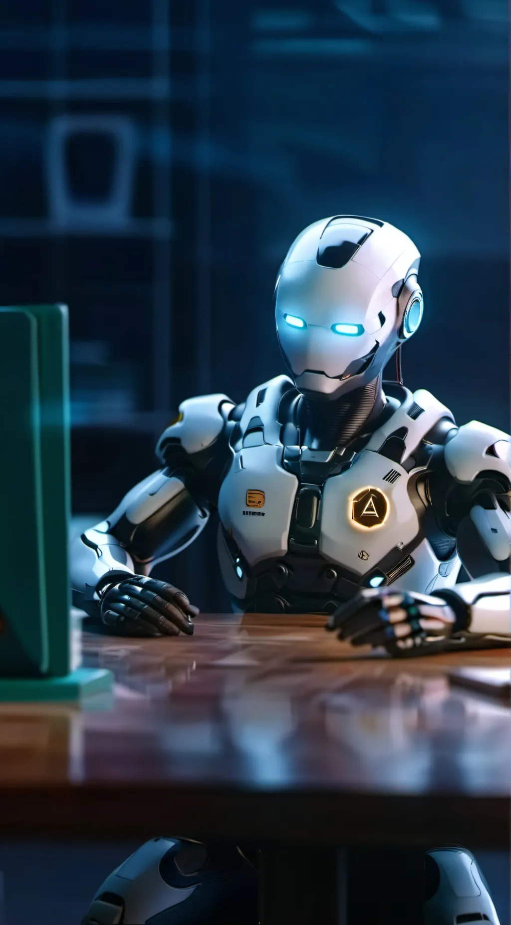 ai character: Md school  background