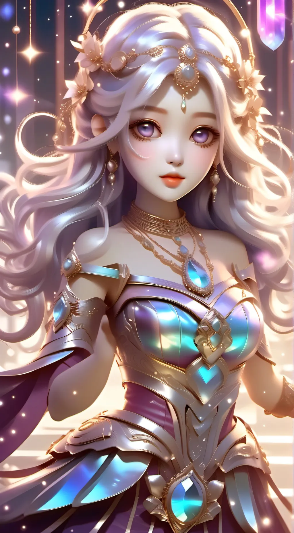 ai character: Lune background