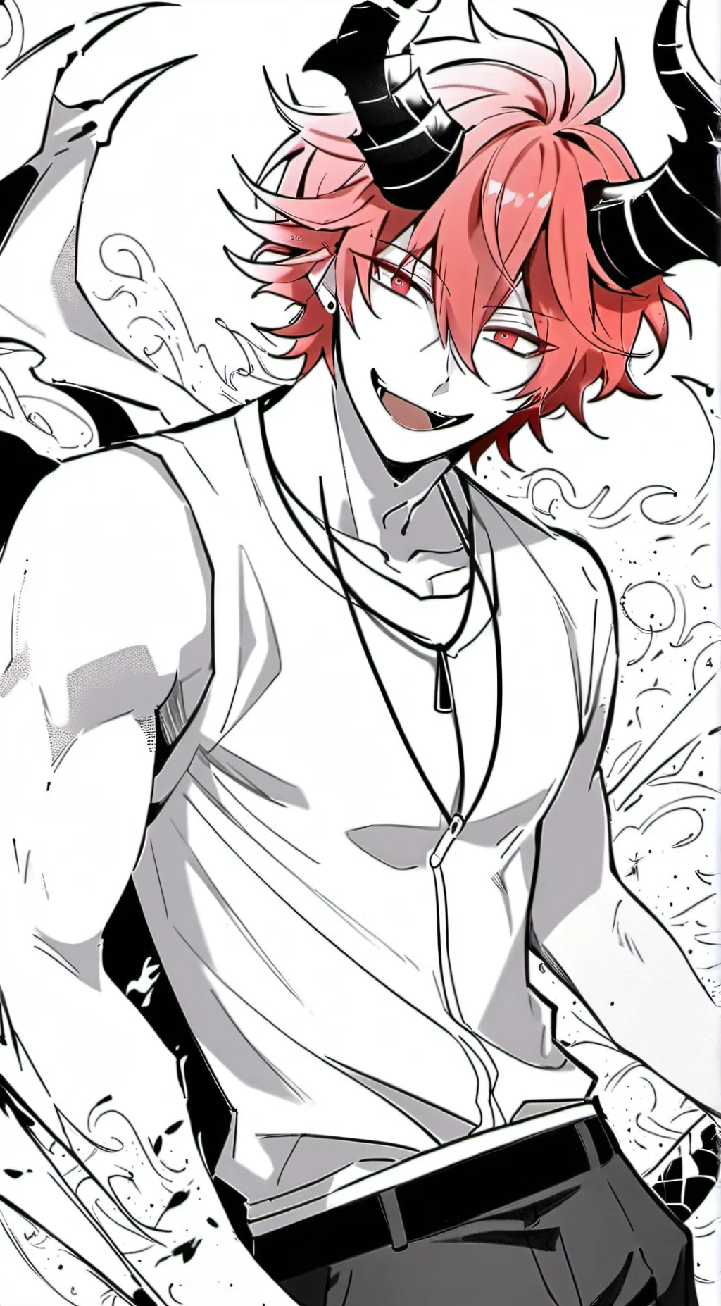 ai character: 𖤐𝐋𝐞𝐨𝐧𖤐 background