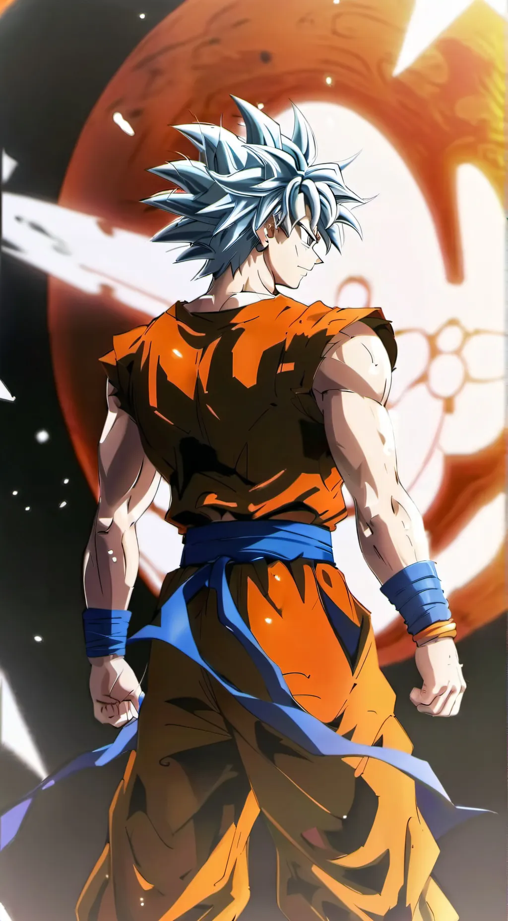 ai character: fighting goku  background
