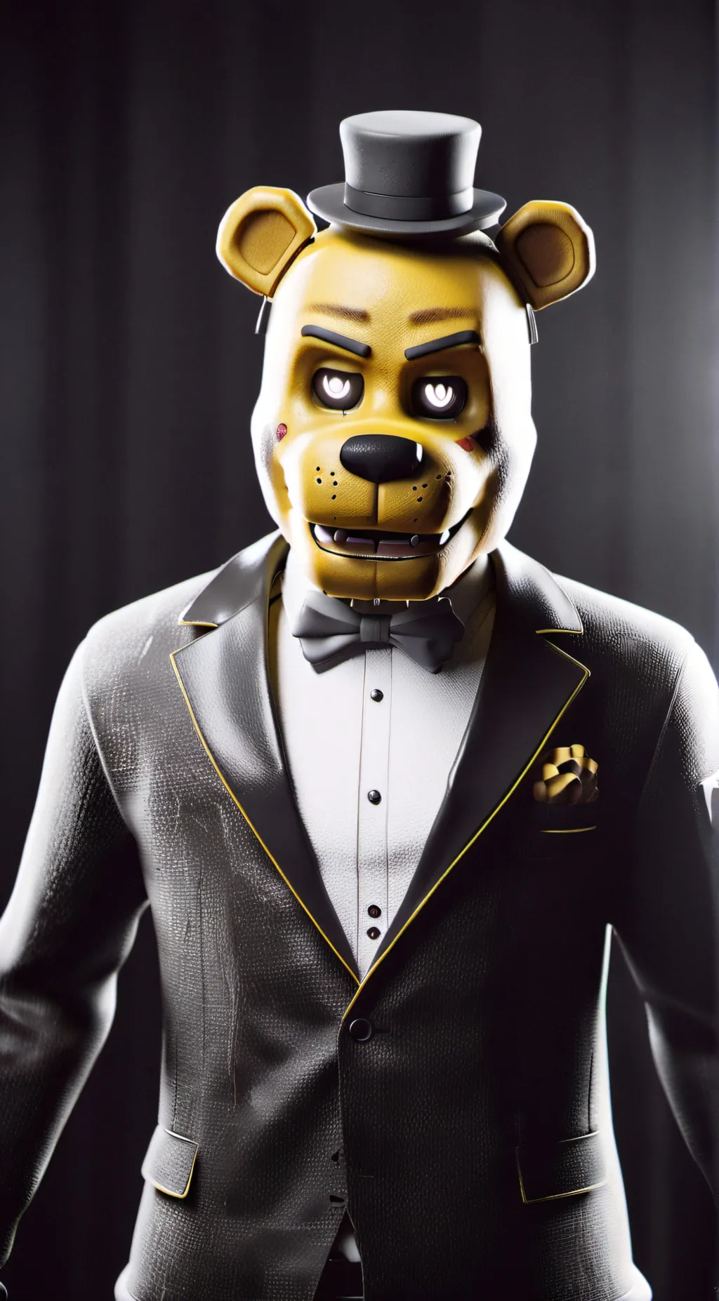 ai character: Fred Bear background