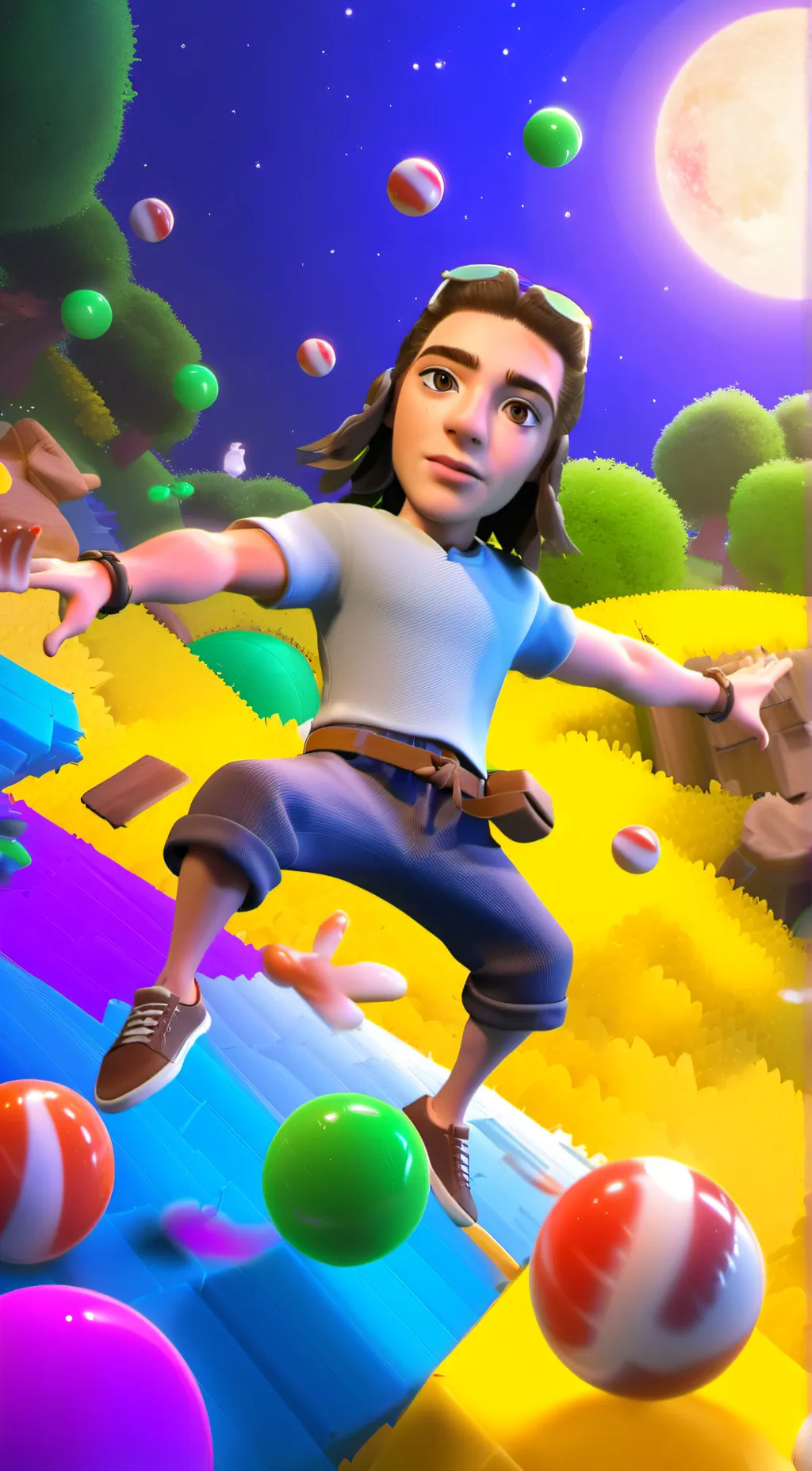 ai character: A Wild Danini background