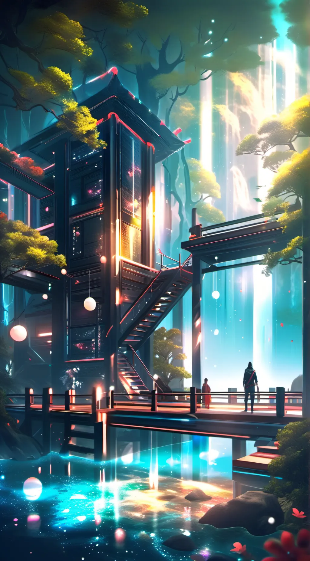 ai character: make solar system background