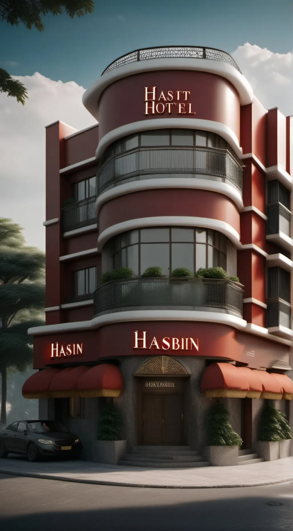 ai character: HH husk mad background