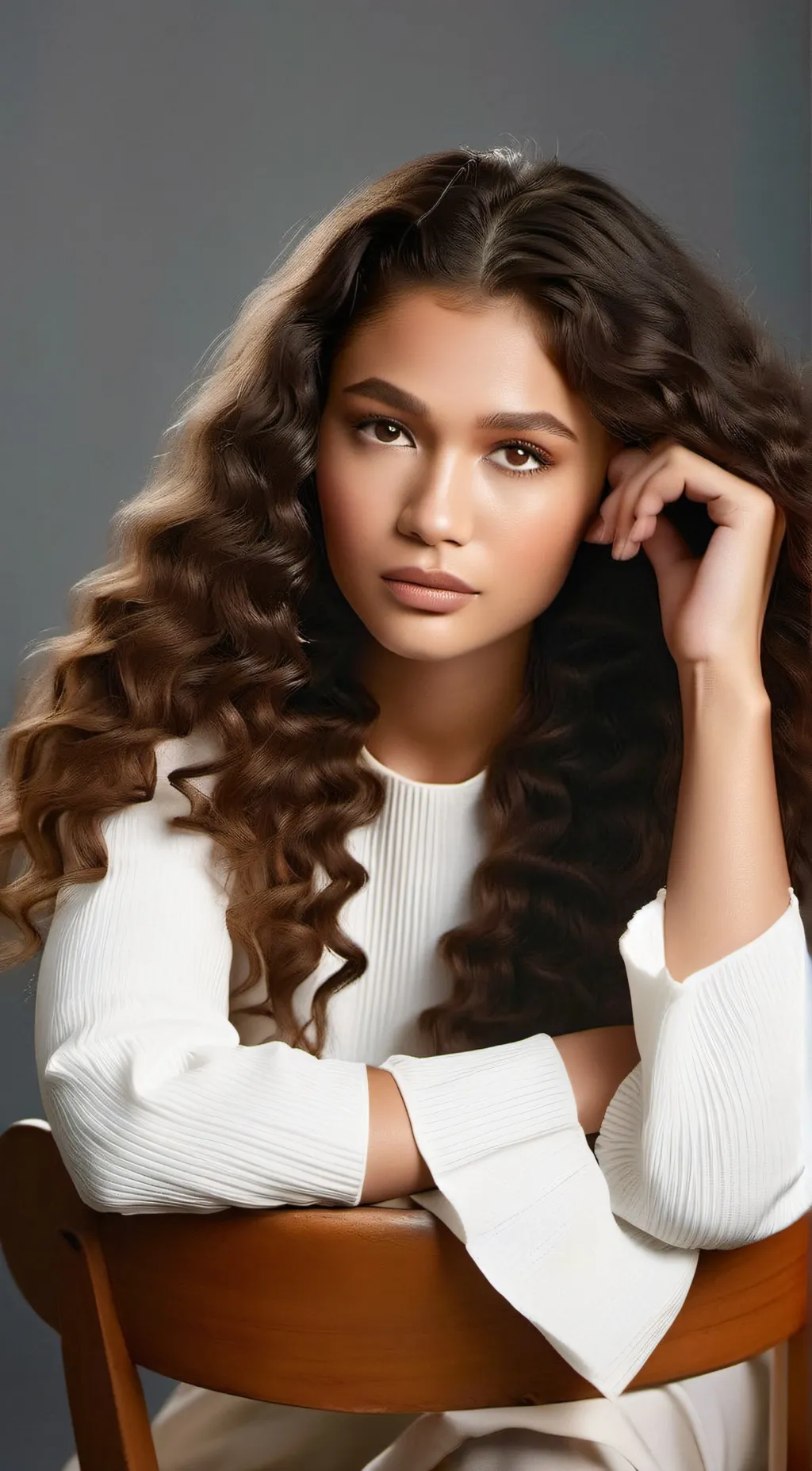 ai character: Zendaya background