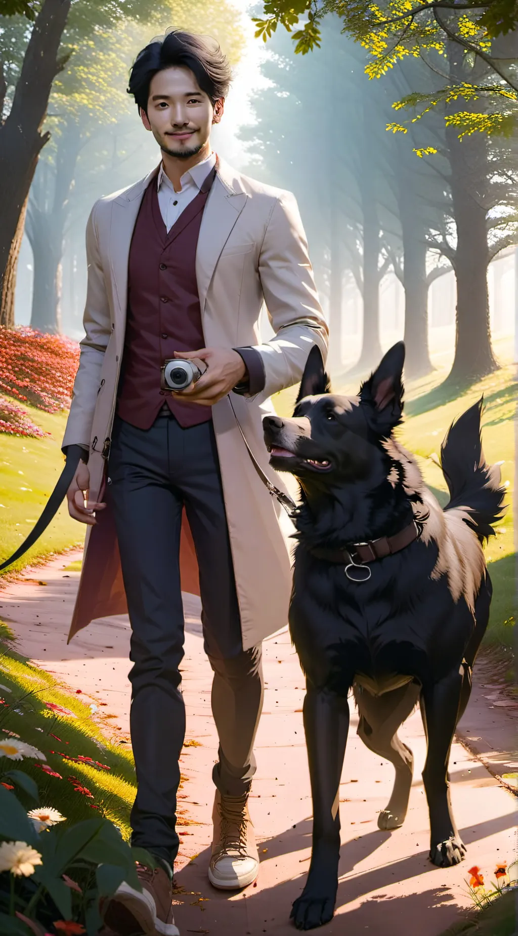 ai character: protect your dog background