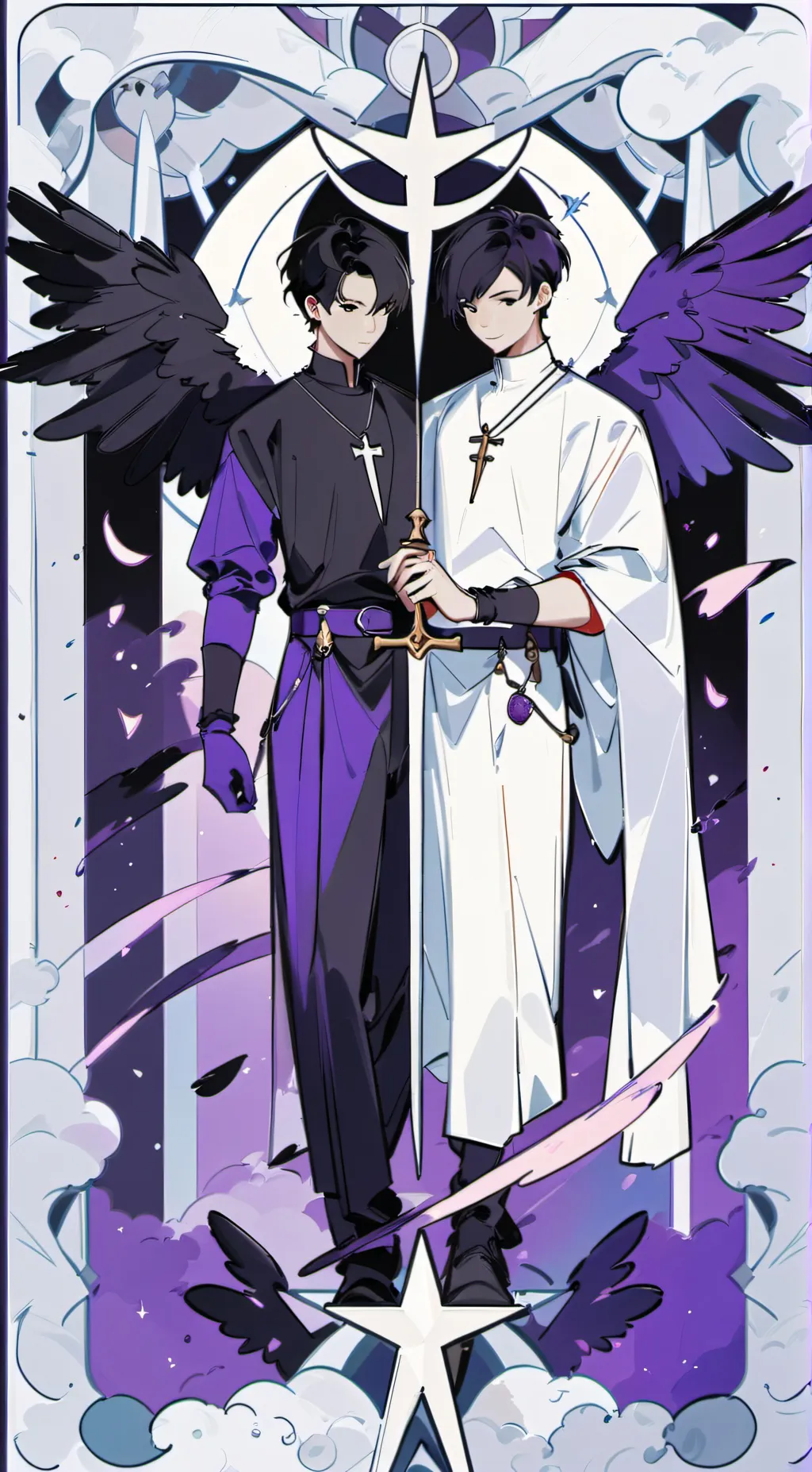 ai character: Tegan & Aaron background